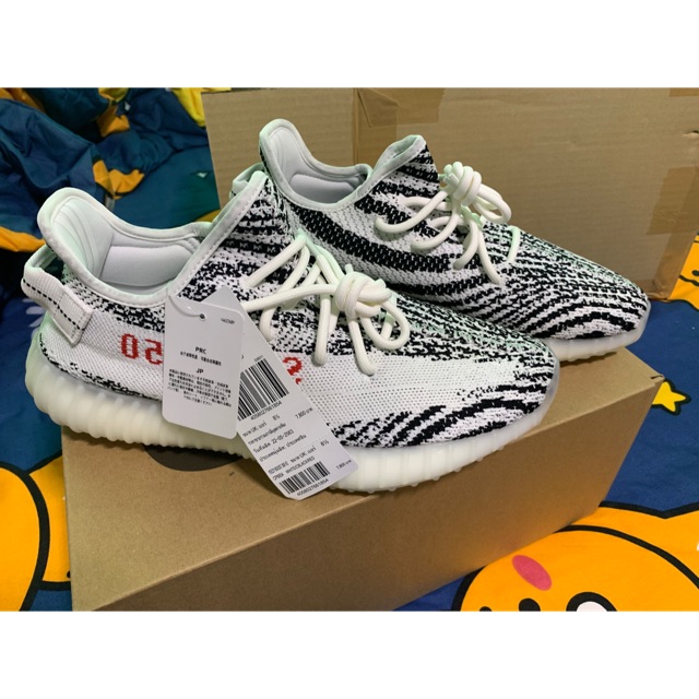 Yeezy 350 V2 Zebra 9US มือ1 มีกล่อง ป้ายห้อย ทักมาถามได้ครับ