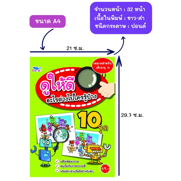 สมุดระบายสี-ดูให้ดีอะไรต่างไปใครรู้บ้าง-10-จุด