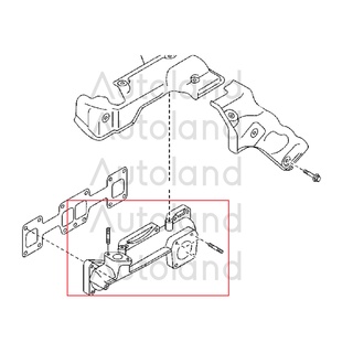 (ของแท้) ท่อร่วมไอเสียมาสด้า ใช้กับ Mazda BT-50 (ก่อน PRO) รุ่นปี 2008-2010 (UN)