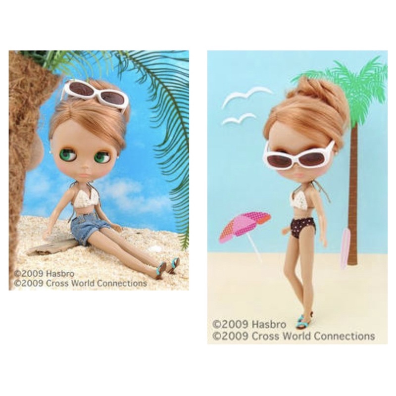 พร้อมส่ง-cwc-shop-limited-neo-blythe-sunshine-holiday-สาวน้อยผิวสีแทน-เดินท้าแสงแดดจ้าริมชายหาดในฤดูร้อนนี้