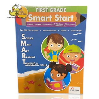 *พร้อมส่ง* ป.1 มีเฉลย แบบฝึกหัดภาษาอังกฤษ ป. 1 หนังสือแบบฝึกหัดชุด Smart Start  Grade 1