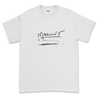 เสื้อยืดที่ต้องการตัวมากที่สุดเสื้อยืดพิมพ์ลาย Maroon 5ขนาดเต็มS-5XL