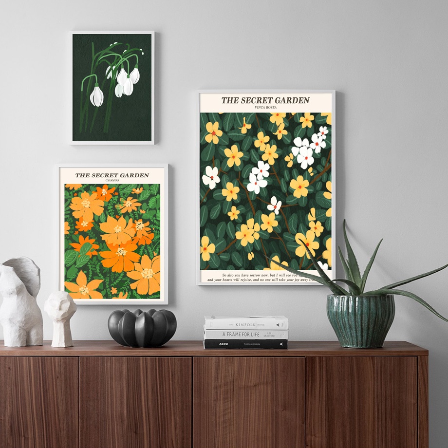 ภาพวาดผ้าใบ-รูปดอกซากุระ-ดอกทิวลิป-สตรอเบอร์รี่-แจกันดอกไม้-สําหรับตกแต่งผนังห้องนั่งเล่น