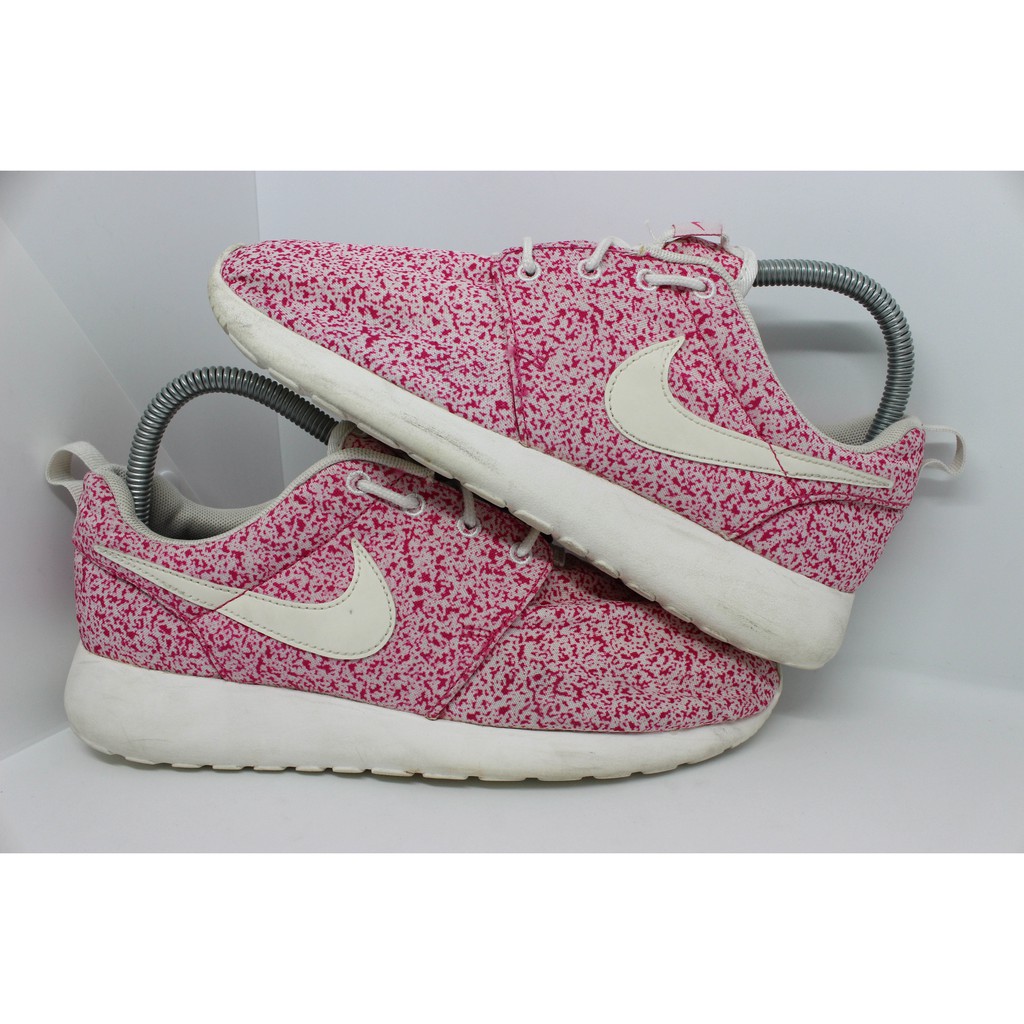 38-24-nike-roshe-run-sail-pink-force-ของแท้-มือสอง-สภาพสวย