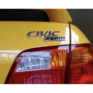 ภาพหน้าปกสินค้าโลโก้ เฟริโอ ติด ฮอนด้า ซีวิค ferio Honda civic  ES EG EK Car Emblem Logo ที่เกี่ยวข้อง