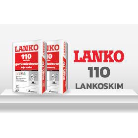 lanko-110-skimcoat-grey-ปูนฉาบบางผสมสำเร็จ-สำหรับฝ้าและผนังภายในและภายนอก-20kg-ขัดมัน-ทำสไตล์ล็อฟ-loft