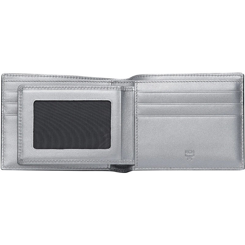 ส่งฟรี-mcm-small-bifold-wallet-with-card-case-in-visetos-กระเป๋าสตางค์แท้