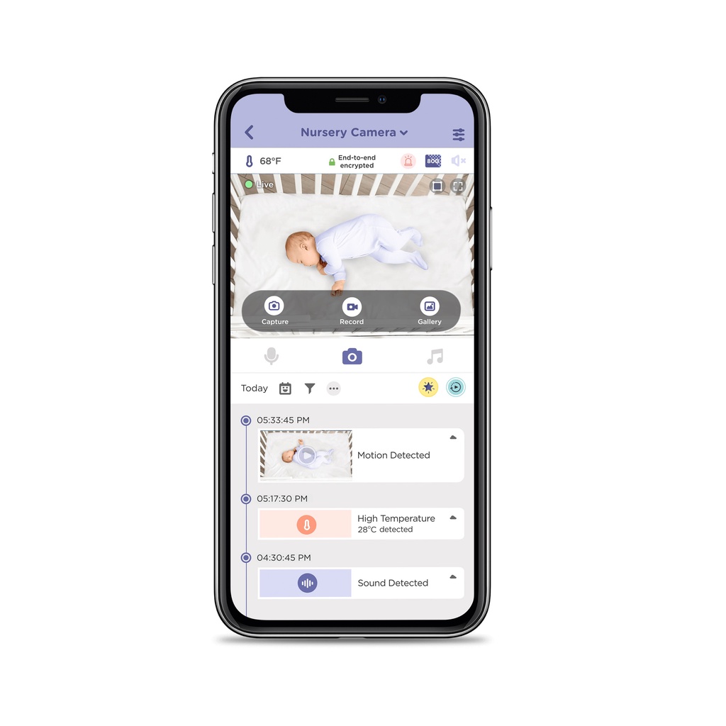 Hubble Connected Nursery Pal Skyview Baby Monitor กล้องดูเด็ก มาพร้อมจอ ...