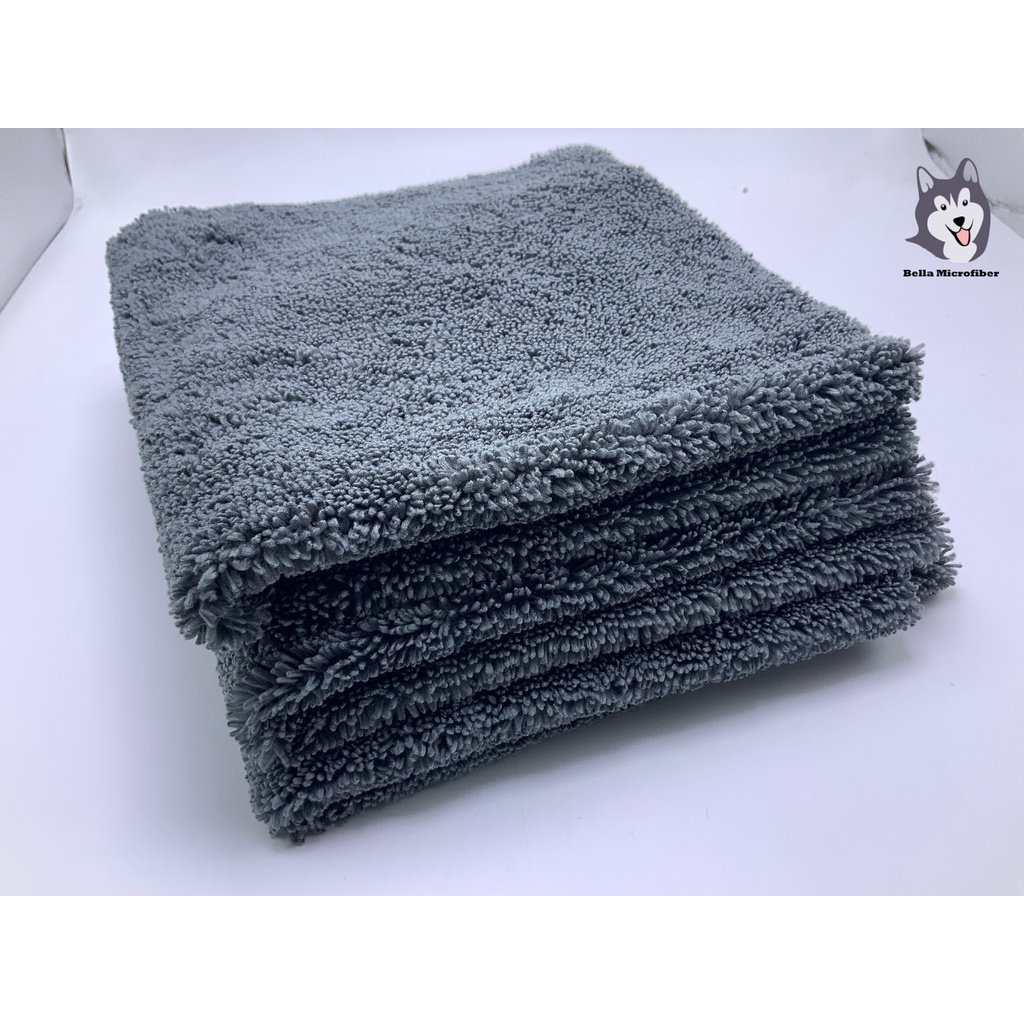 ภาพสินค้าผ้าไมโครไฟเบอร์ ไร้ขอบสีเทาดำ Edgeless Microfiber 40*40 ซม. 300 GSM (WP336) จากร้าน bellamicrofiber บน Shopee ภาพที่ 1