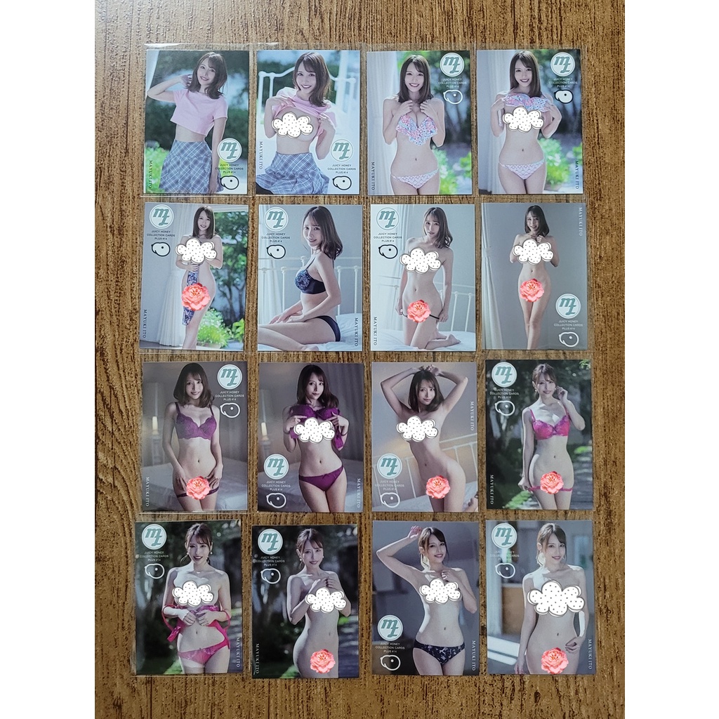 juicy-honey-collection-card-plus-14-moe-amatsuka-mayuki-ito-rio-kuriyama-maron-natsuki-base-card-sp-card