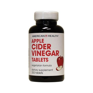 American Health Apple Cider Vinegar 200 เม็ด แอปเปิ้ลไซเดอร์ ช่วยควบคุมน้ำหนัก เผาผลาญไขมัน