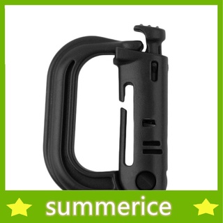 ภาพหน้าปกสินค้า⚡SU15%⚡[Discount]Outdoor Tactical Gear Carabiner Backpack Keychain D-Ring Spring Snap Clip ซึ่งคุณอาจชอบราคาและรีวิวของสินค้านี้