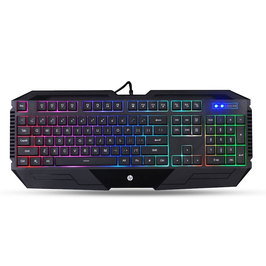 USB Keyboard HP Gaming K110 Black คีย์บอร์ดสำหรับเล่นเกมส์ Shopee