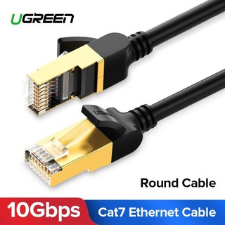 ภาพหน้าปกสินค้าUGREEN (NW107 ,Round) Cat7 Ethernet Cable Lan Network RJ45 Patch Cable Cord Fr PC Laptop 10Gbps ที่เกี่ยวข้อง
