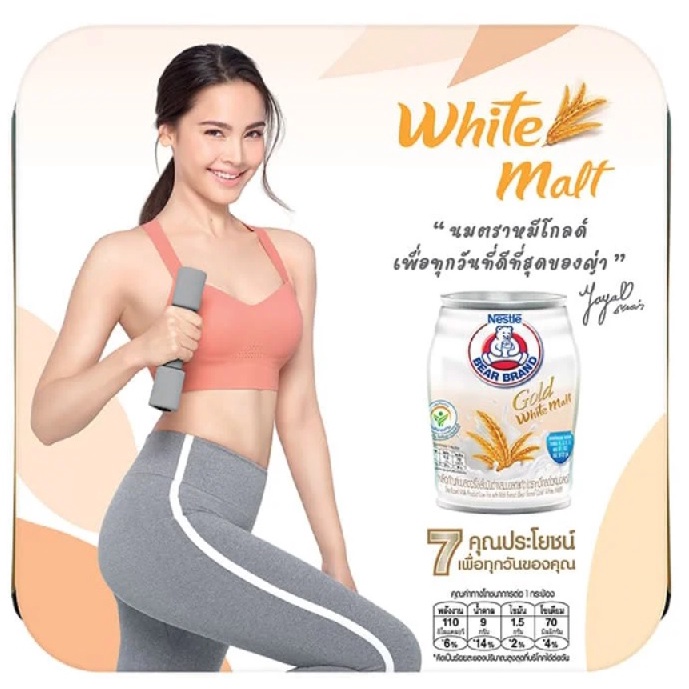 tha-shop-140-มล-x-24-nestl-white-malt-low-fat-เนสท์เล่-ตราหมีโกลด์-นมไขมันต่ำผสมมอลต์สกัด-นมมอลต์-นมหมี-นมโค-นมตราหมี