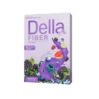 ผลิตภัณฑ์เสริมอาหาร เดลล่า ไฟเบอร์ พลัส (ตรา เดลล่า) DELLA Fiber Plus (1กล่อง 5 ซอง) 00017