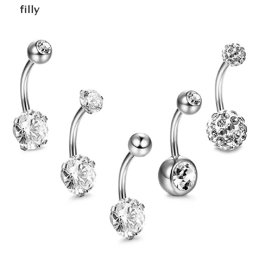 filly-5pcs-set-stainless-steel-crystal-navel-belly-button-rings-bar-piercing-jewelry-dfg