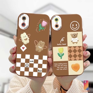 เคสโทรศัพท์มือถือ TPU นิ่ม ปิดด้านหลัง VIVO Y12 Y12S Y20 Y91C Y21 2021 Y30 Y21S Y20S Y12i Y15S Y91 Y30i Y93 Y95 Y15 Y17 Y53 Y50 Y53S Y51 2020 Y51A Y15A Y10 Y76 Y33S Y1S Y11 Y31 Y20i Y91i Y90 Y51S Y12A ตุ๊กตาหมีหัวใจนางฟ้าตาซิลิโคนอ่อนโยนแบร์ เคส