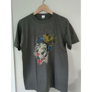 คอลูกเรือเสื้อยืดคอกลมเสื้อยืด Stray Cats T-shirt (เสื้อสีดำ)ผ้าฝ้ายแท้