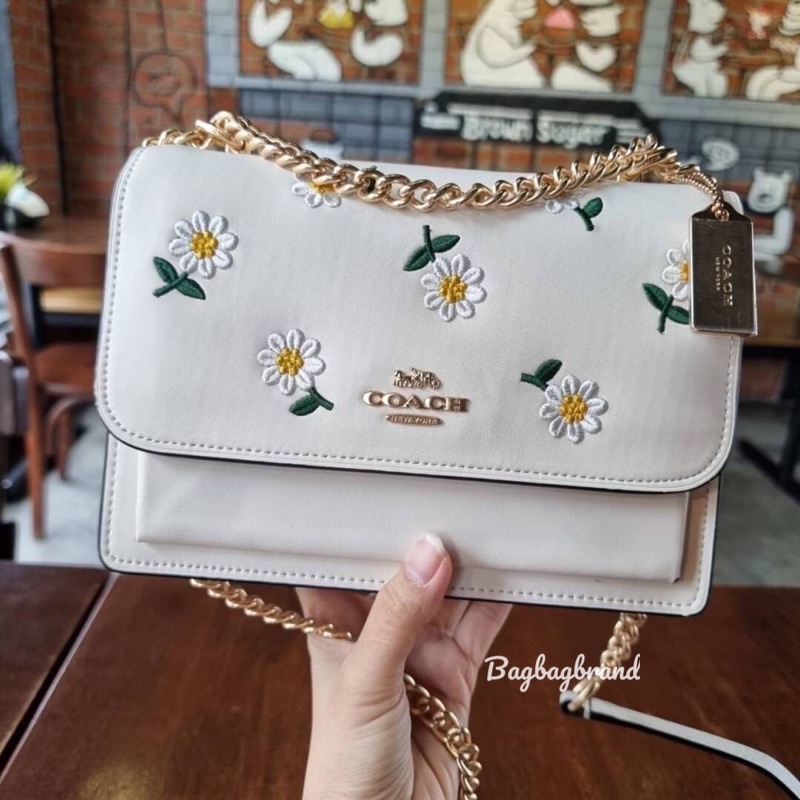 coach-c2858-klare-crossbody-with-daisy-embroidery-สินค้า-coach-factory-outlet