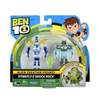 Ben 10 ของเล่น ของสะสม Alien Creation Stinkfly & Shock Rock