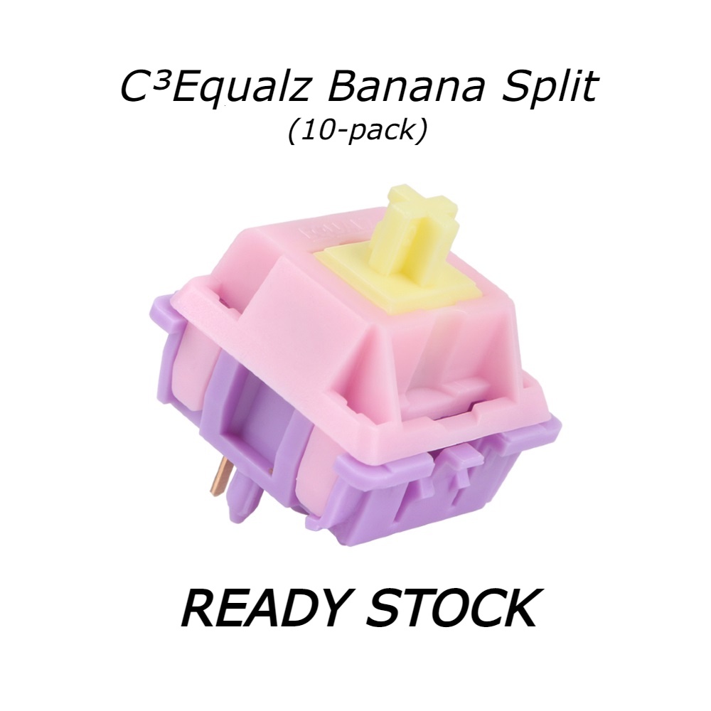C3 Equalz Banana Split Linear Switch สําหรับคีย์บอร์ดเชิงกล (10 แพ็ค ...
