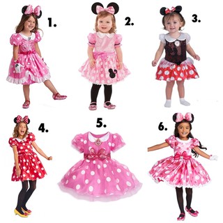 ชุดแฟนซีมินนี่เด็ก ของแท้จากเมกา Minnie Mouse Kid Costumes from US