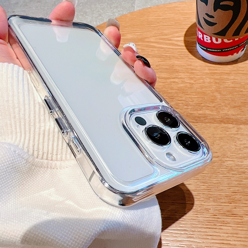 🚀จัดส่งที่รวดเร็ว🚀เคสไอโฟน11 14/12/13/15 Pro max เคสโทรศัพท์แบบใส Space ...