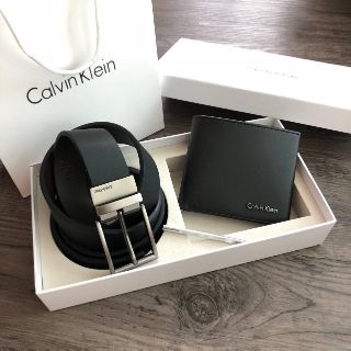Calvin Klein Leather Belt &amp; Wallet Set
เซตสุดคุ้ม