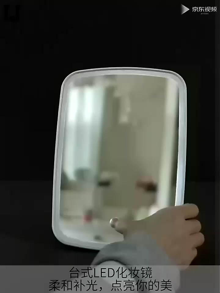 xiaomi-jordan-judy-led-lighted-makeup-mirror-กระจกแต่งหน้า-กระจกแต่งหน้ามีไฟ-พกพาสะดวก-พับได้