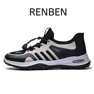 Renben ใหม่ รองเท้ากีฬา รองเท้าวิ่ง ฟิตเนส ลําลอง สําหรับผู้ชาย