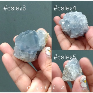 Celestite | ผลึกเซเลสไทต์ ☁️💙#cluster ผลึกสีฟ้า celes3 - celes5