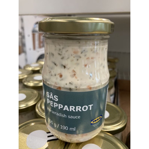 IKEA Horseradish sauce ซอสฮอสแรดิช 190 กรัม อิเกียแท้พร้อมส่ง Shopee