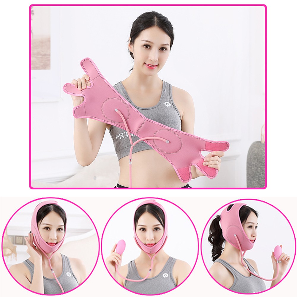 3d-ทำให้พอง-สายรัดหน้าเรียวv-line-เข็มขัดรัดหน้าเรียว-v-shaper-เข็มขัดลดความผ่อนคลายลดคางคู่-ปรับรูปหน้าเรียว