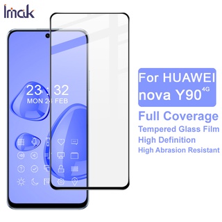 Original Imak Huawei Nova Y90 4G กระจกนิรภัย กาวเต็ม ฝาครอบหน้าจอ ฟิล์มป้องกัน