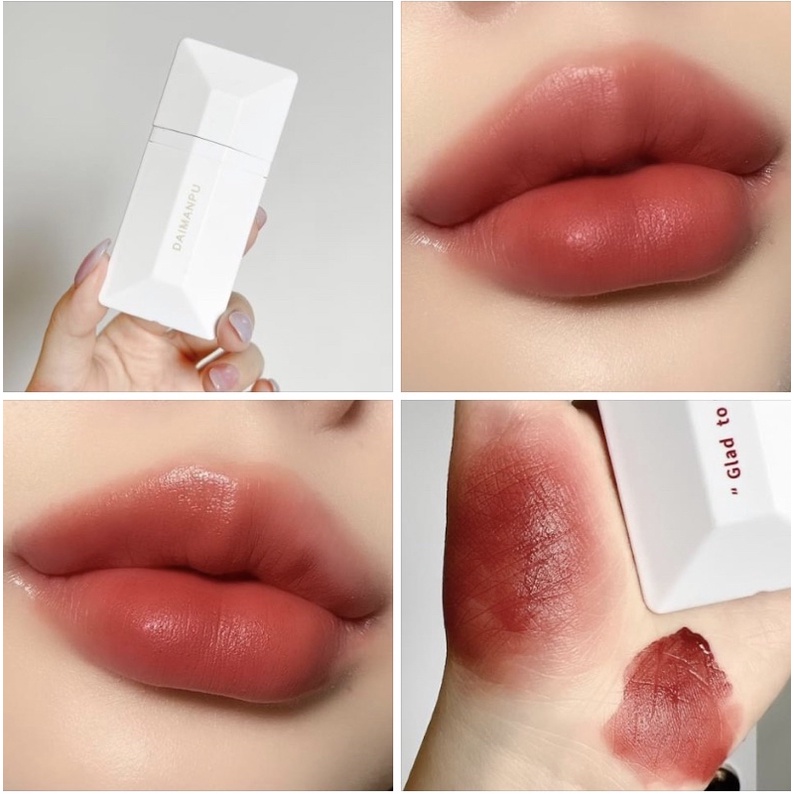 m084-daimanpu-ลิปเนื้อดีมากด้วยย-เป็นกำมะหยี่นุ่มๆ-ทาแล้ว-ปากจะฟูๆ-ละมุนมากลิปสติก-เนื้อแมตต์-ติดทนนาน-กันน้ำ