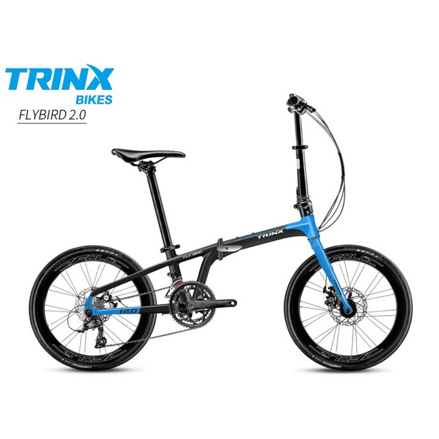 TRINX FLYBIRD 2.0 *ผ่อนได้ คอยน์คืน* จักรยานพับได้ ทรงใหม่ 16 สปีด ดิส ...