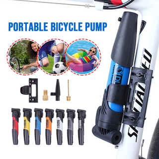 ราคาที่สูบลม เติมลมจักรยาน ที่สูบลมบอล ลูกโป่ง Bicycle Foot Pump สูบลมเท้าเหยียแบบพกพา
