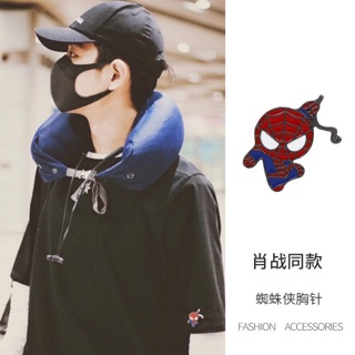 (พร้อมส่ง!!) เข็มกลัด PIN Spiderman แบบ เซียวจ้าน XiaoZhan