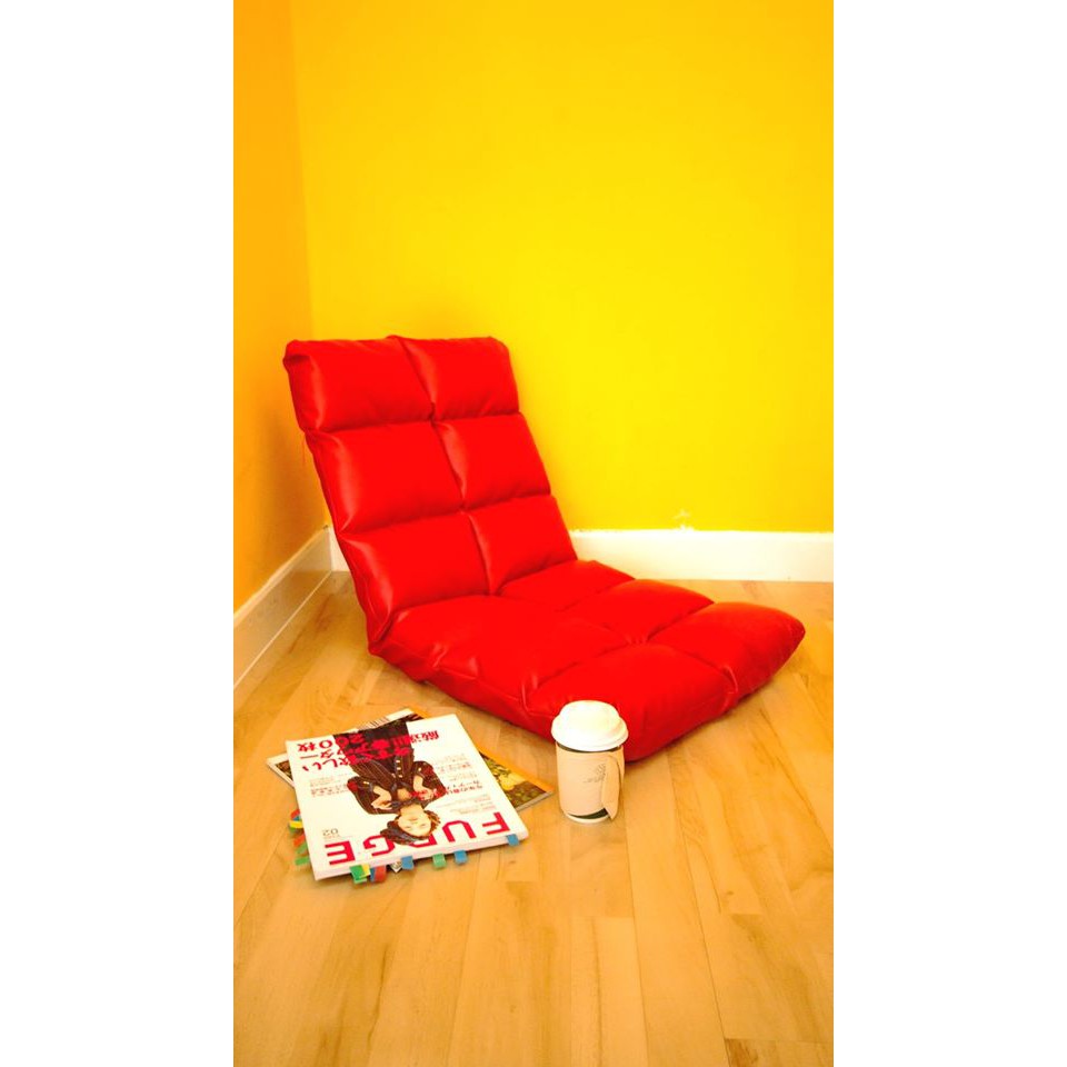 เก้าอี้พับปรับระดับได้-ปรับได้-6-ระดับ-เบาะนุ่มไม่ปวดก้น-ไว้นั่งทำงานดูหนังดูซีรีย์-สินค้า-สี-red-velvet