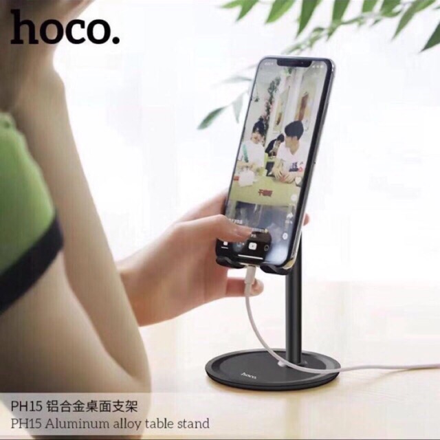 hoco-ph15-ที่วางมือถือ-แท็บแล็ต-ขาตั้งมือถือ-hoco-tabletop-holder-ph15-aluminum-alloy