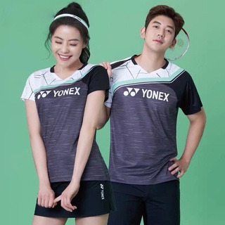 ใหม่ Yonex เสื้อแขนสั้น ระบายอากาศ ดูดซับเหงื่อ สไตล์เกาหลี แฟชั่นฤดูใบไม้ผลิ และฤดูใบไม้ร่วง สําหรับผู้ชาย