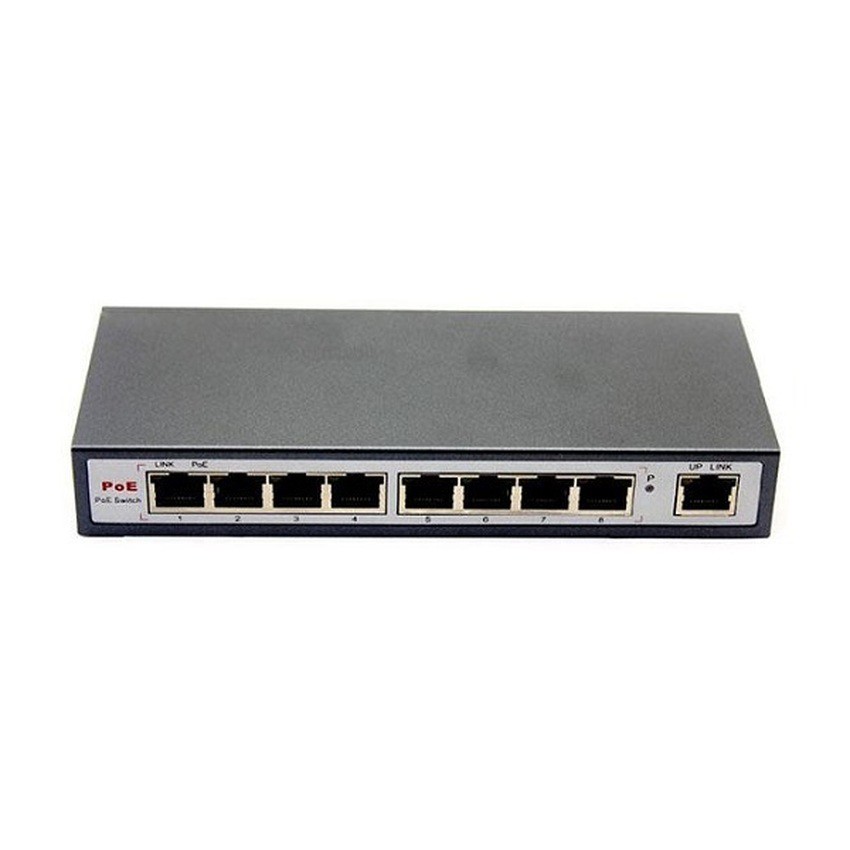 CCTV POE Switch for NVR 9 Ports สำหรับ IP Camera 8จุด ระบบไฟ48V. ใช้ได้ ...