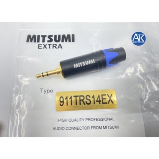 ภาพหน้าปกสินค้า1ชิ้น MITSUMI EXTRA 911TRS14-EX ปลั๊ก TRST 3.5 มิล หัวแจ๊ค 3.5 สเตอริโอ TR-ST ขั้วทอง ปลั๊กไมค์สเตอริโอ มินิแจ๊ค 3.5 mm. ที่เกี่ยวข้อง