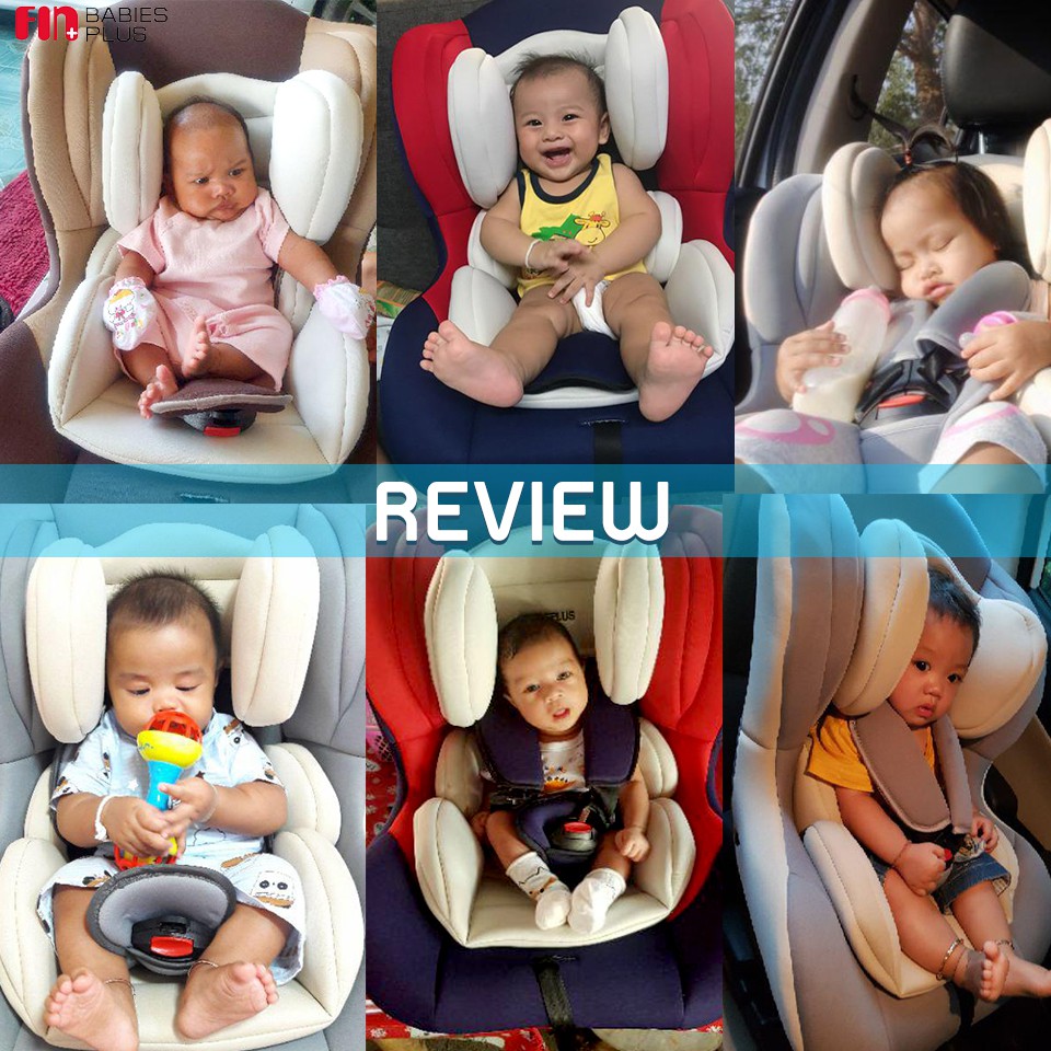 ภาพหน้าปกสินค้าFIN คาร์ซีท Carseat รุ่นFN01 (สำหรับแรกเกิด-4ปี) * ปรับระดับได้3ระดับ เบาะนั่งหนานุ่ม เบาะนั่งนิรภัยเด็ก จากร้าน babiesplus.shop บน Shopee