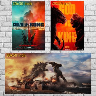 โปสเตอร์หนัง GODZILLA vs KONG (2021) ขนาดใหญ่มาก!