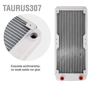 Taurus307 หม้อน้ำอลูมิเนียมระบายความร้อนคอมพิวเตอร์ สีขาว