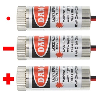 ภาพหน้าปกสินค้าโมดูลเลเซอร์ เลนส์กระจก โฟกัสได้ 650nm 5mW Red Point Line Cross ซึ่งคุณอาจชอบราคาและรีวิวของสินค้านี้