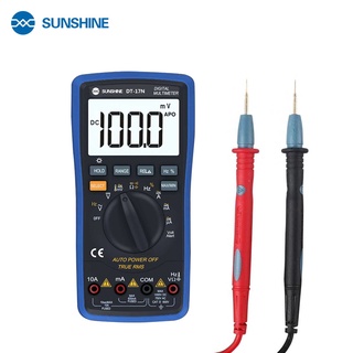 Sunshine dt-17n เครื่องมัลติมิเตอร์ หน้าจอ lcd สําหรับทดสอบมัลติมิเตอร์ดิจิทัล