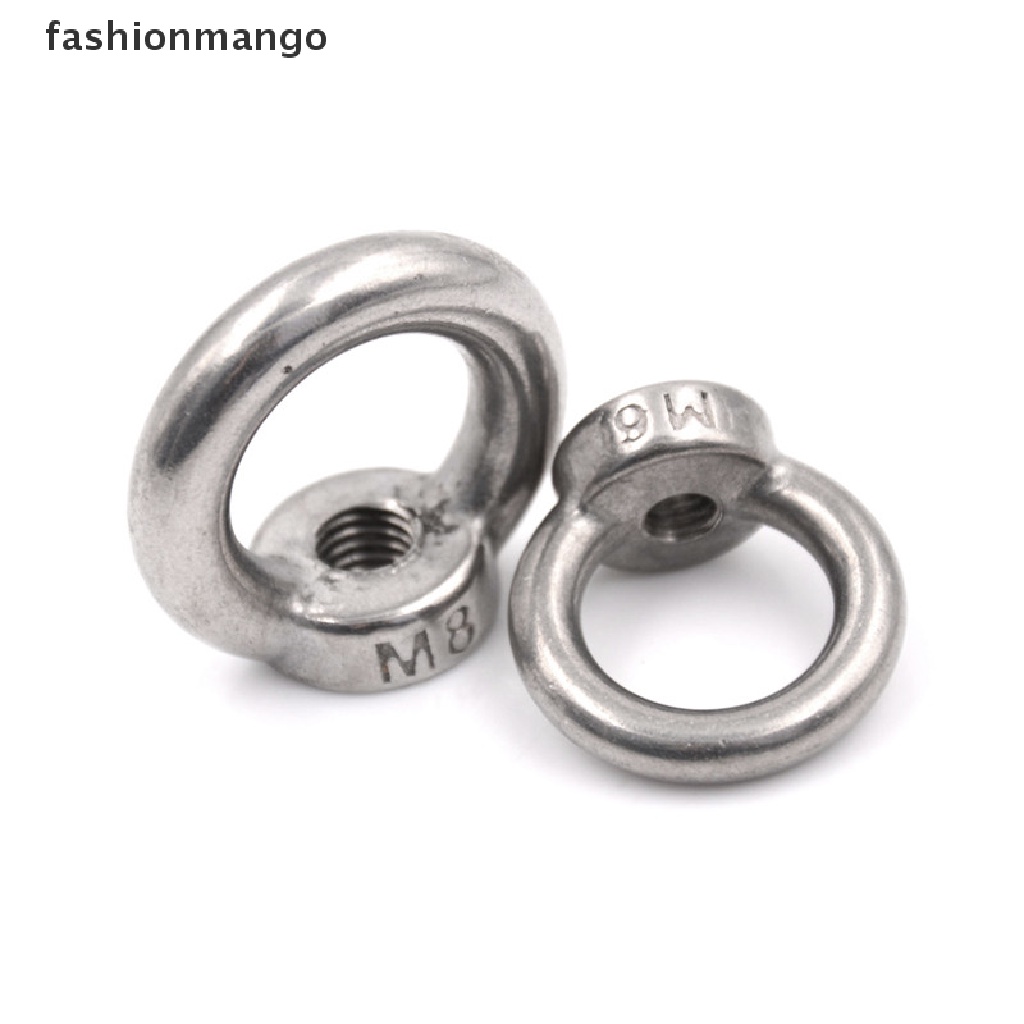 fashionmango-m5-m6-m8-m10-m12-304-stainless-steel-lifting-eye-nut-ring-shape-nuts-new-stock